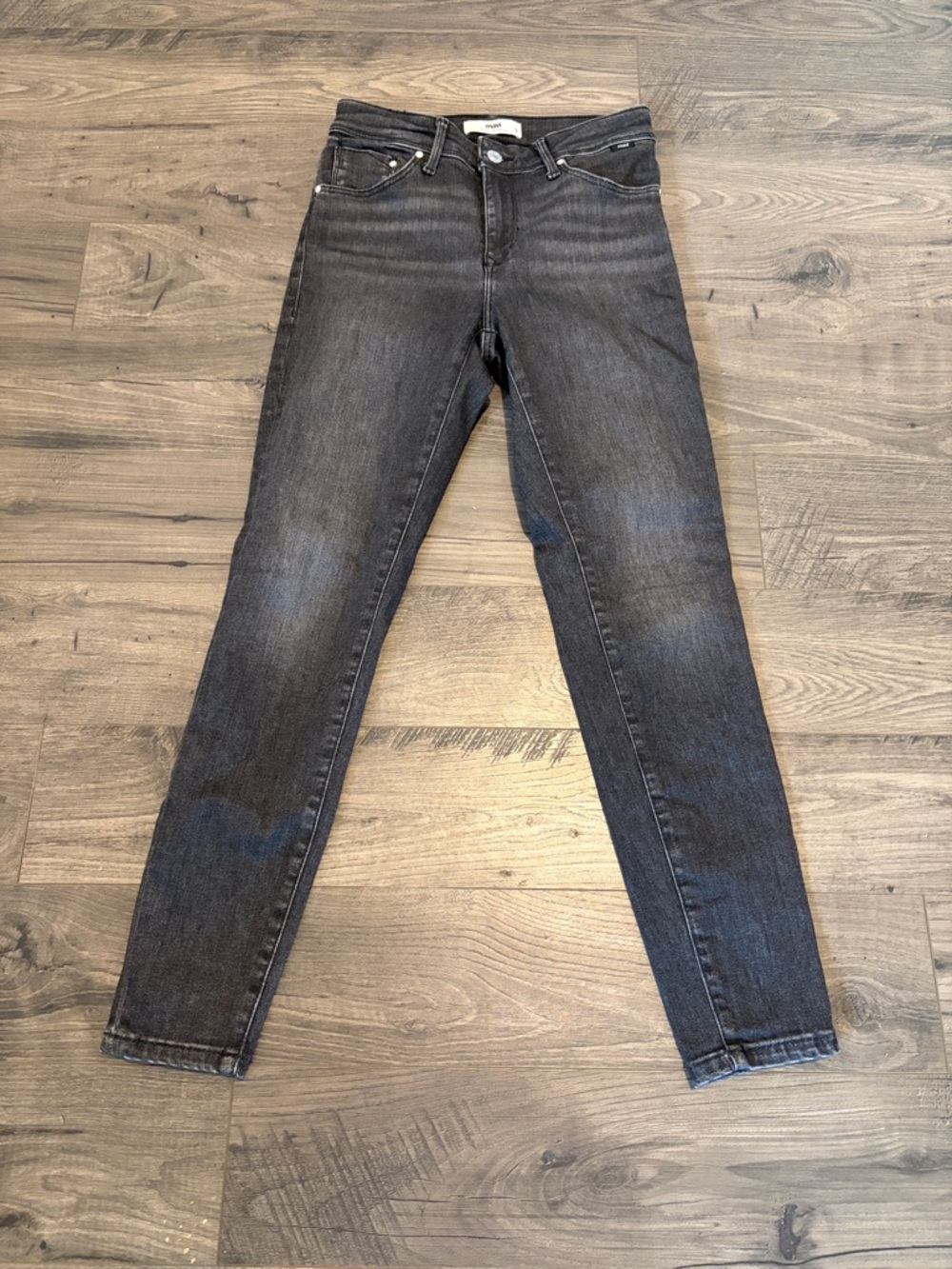 Mavi Women's Tess high rise Skinny Jeans in Black Wash